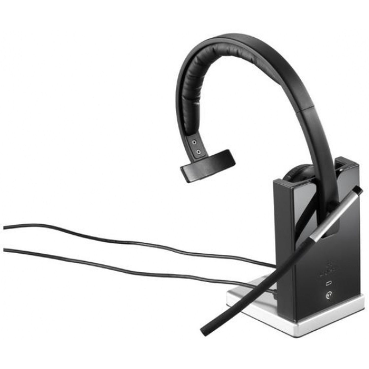 Casti Wireless Logitech mono H820E fotografia produsului View 4 L