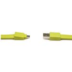 Cablu de date Tylt Gen II, MicroUSB, 0.3m (Verde) fotografia produsului View 3 S
