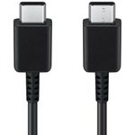 Cablu de date Samsung EP-DA705BB, USB Type-C - USB Type-C, 1m, bulk (Negru) fotografia produsului View 2 S
