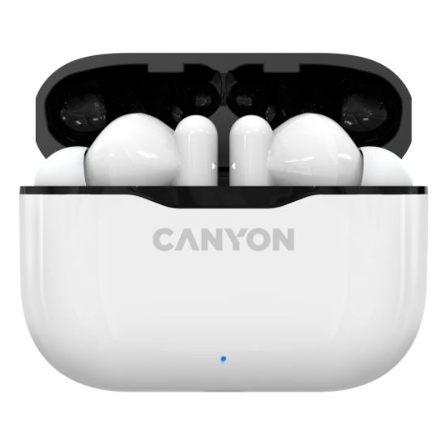 Casti Stereo Canyon CNE-CBTHS3W, Bluetooth, Microfon (Alb) fotografia produsului View 6 L