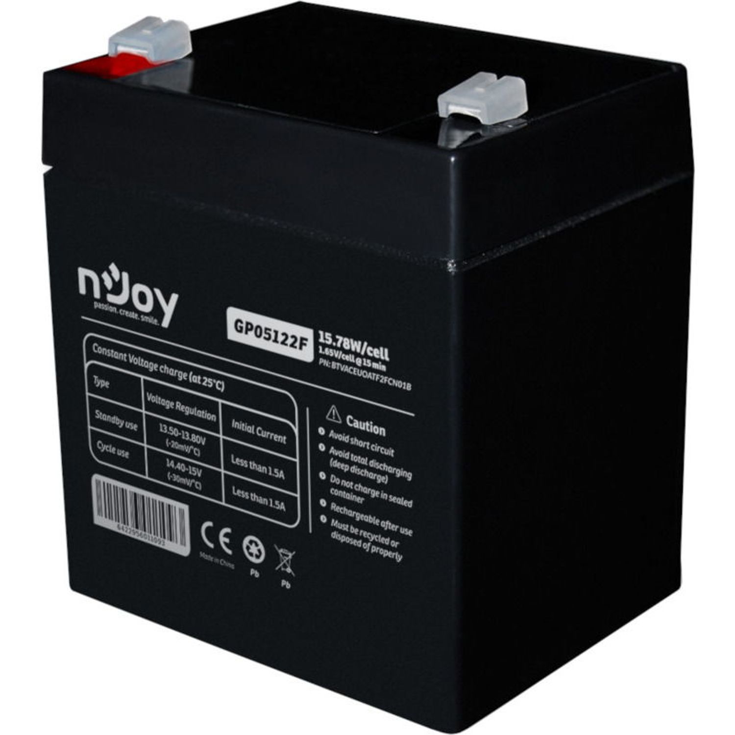 Baterie UPS nJoy GP05122F 12V/5A fotografia produsului