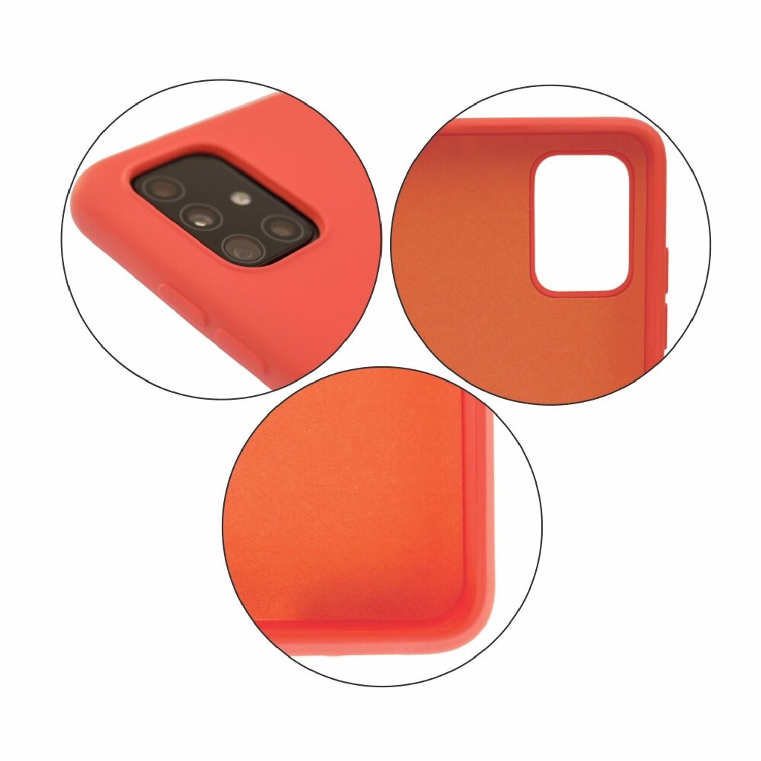 Husa din Silicon Soft Slim pentru Huawei Y6P (Roz) fotografia produsului View 5 L