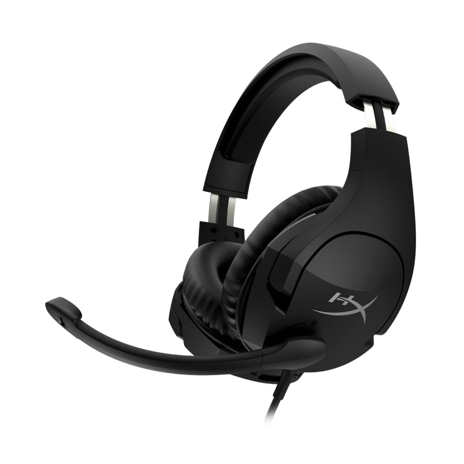 Casti gaming HyperX Cloud Stinger S 7.1, multiplatforma, USB si jack 3.5mm, Negru fotografia produsului View 2 L