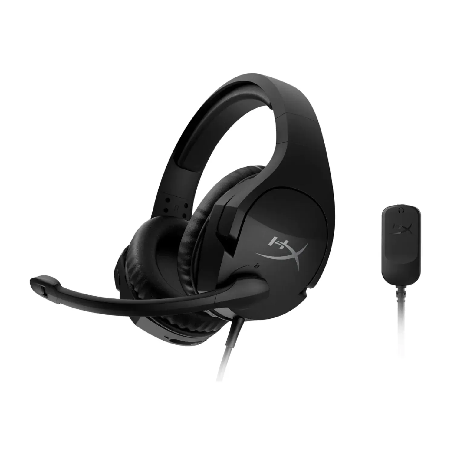 Casti gaming HyperX Cloud Stinger S 7.1, multiplatforma, USB si jack 3.5mm, Negru fotografia produsului View 3 L