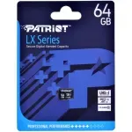 Card de memorie  Patriot PSF64GMDC10, MicroSD, 64 Gb, clasa 10 fotografia produsului View 2 S