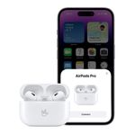 Casti True Wireless Apple AirPods Pro (2nd generation), Touch Control, ANC, Microfon (Alb) fotografia produsului View 6 S
