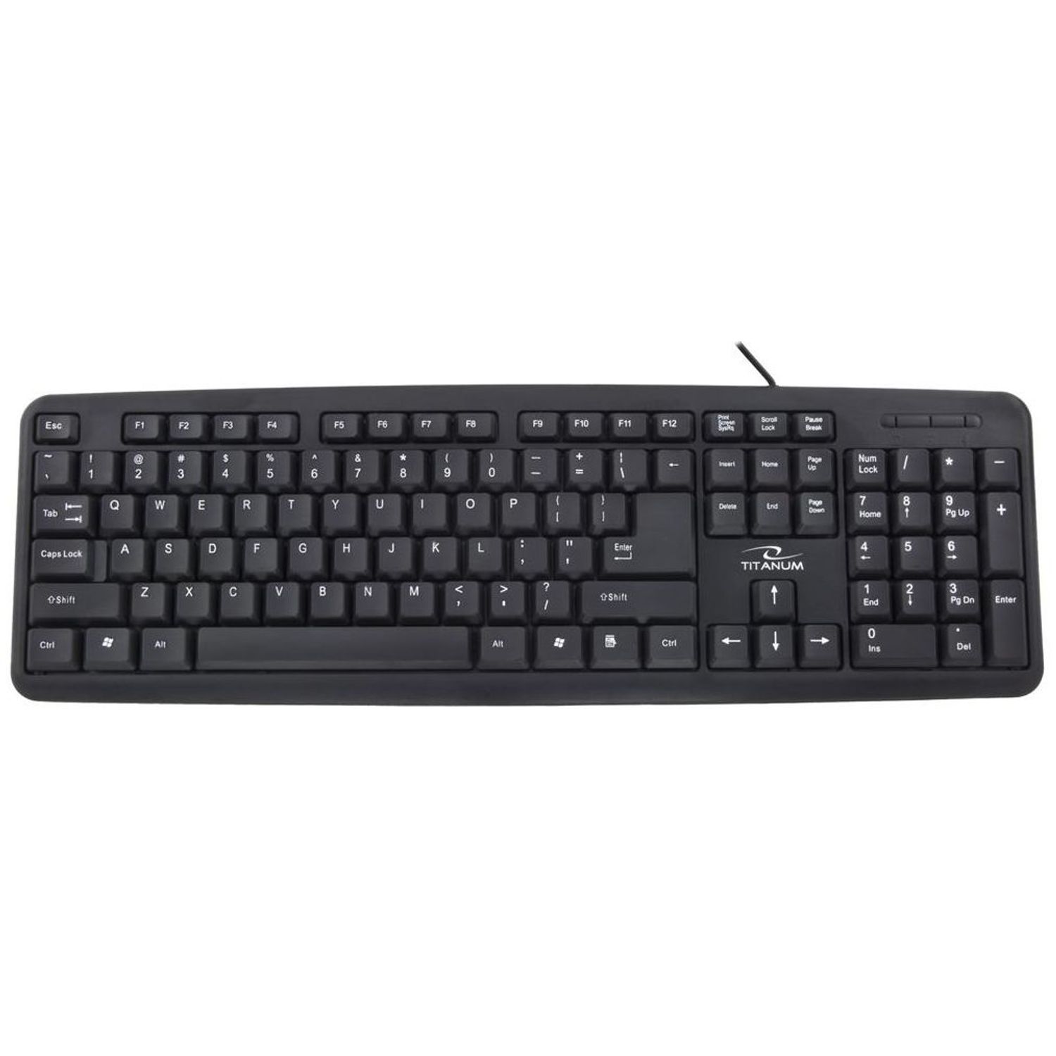 Tastatura Esperanza Titanum TK101, USB (Negru) fotografia produsului View 2 L