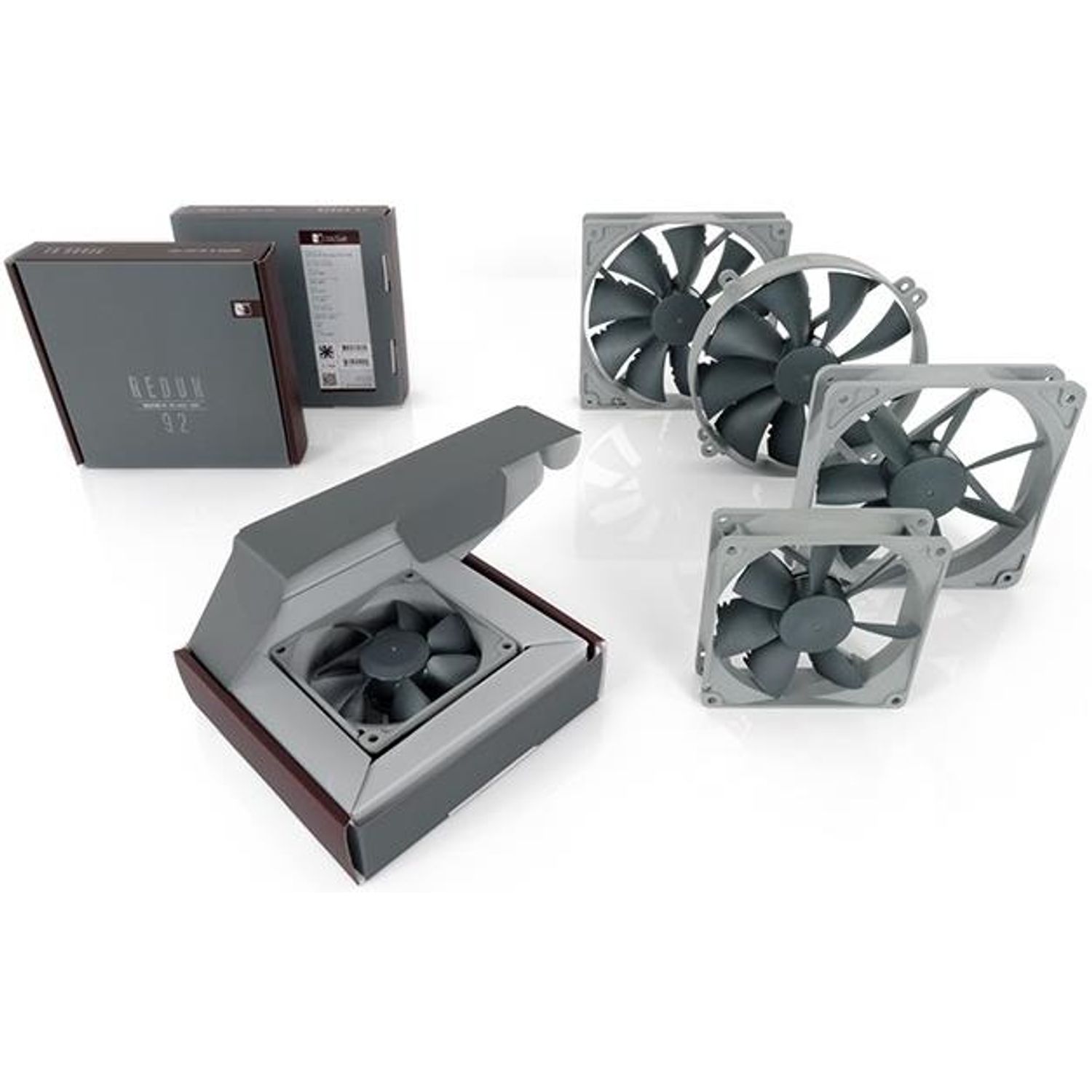 Ventilator Noctua NNF-S12B redux-1200 PWM, 120 mm fotografia produsului View 4 L