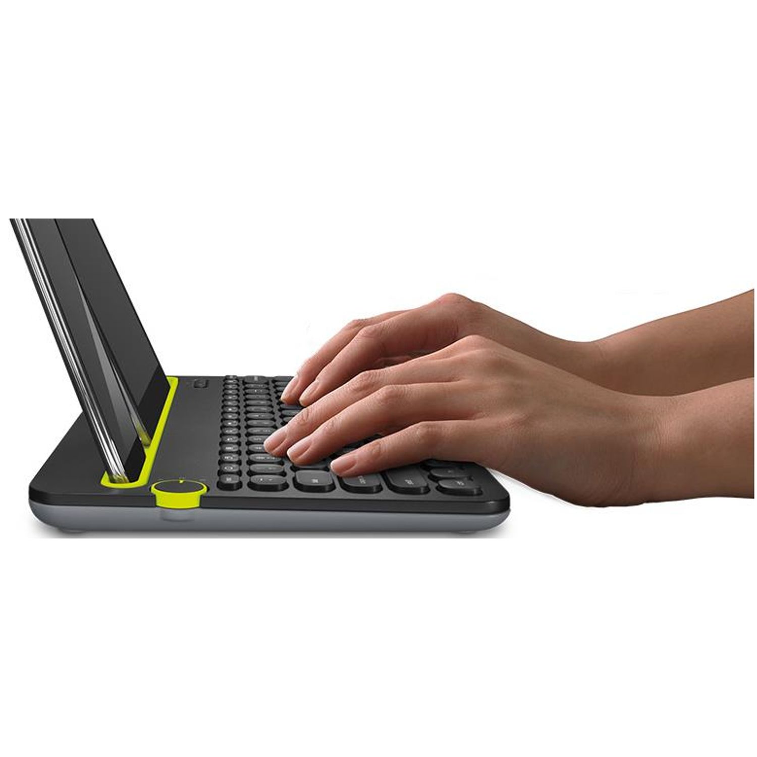 Tastatura Bluetooth Logitech K480 ideala pentru PC, smartphone sau tableta (Neagra) fotografia produsului View 2 L