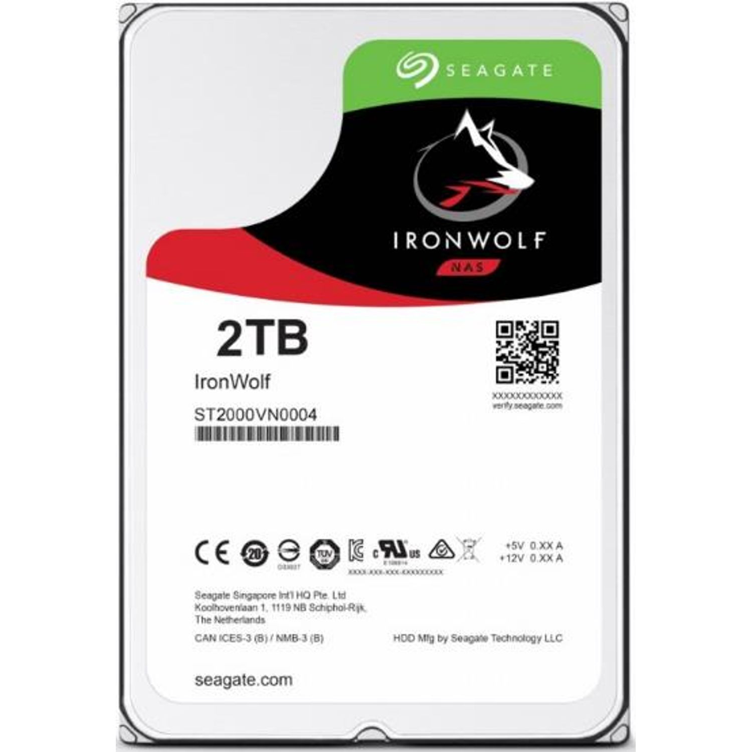 HDD Desktop Seagate IronWolf, 2TB, SATA III 600, 64 MB Buffer fotografia produsului