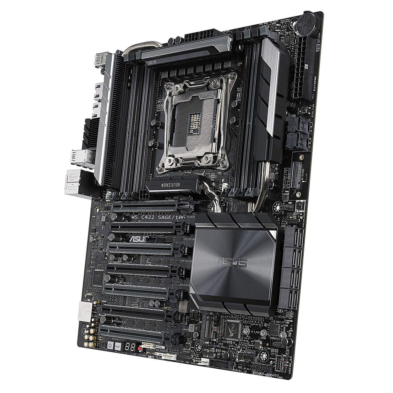 Placa de baza ASUS WS C422 SAGE/10G, Intel C422, CEB fotografia produsului View 4 L