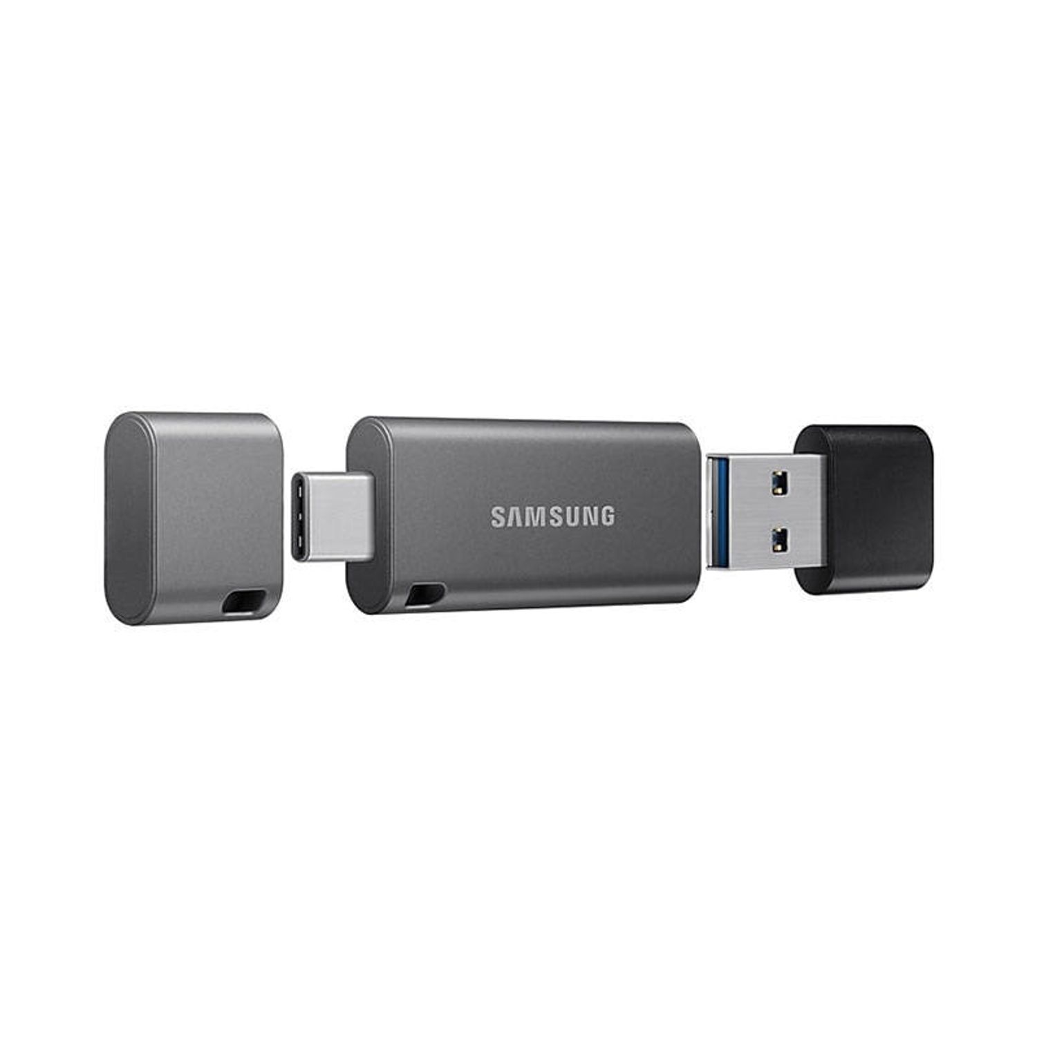 Memorie USB Samsung DUO Plus 64GB USB-C Black fotografia produsului View 5 L