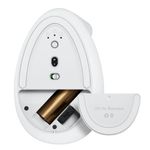 Mouse Wireless Logitech Lift Right Vertical Ergonomic, Bluetooth, 4000 DPI, recomandat pentru mana dreapta (Alb) fotografia produsului View 2 S