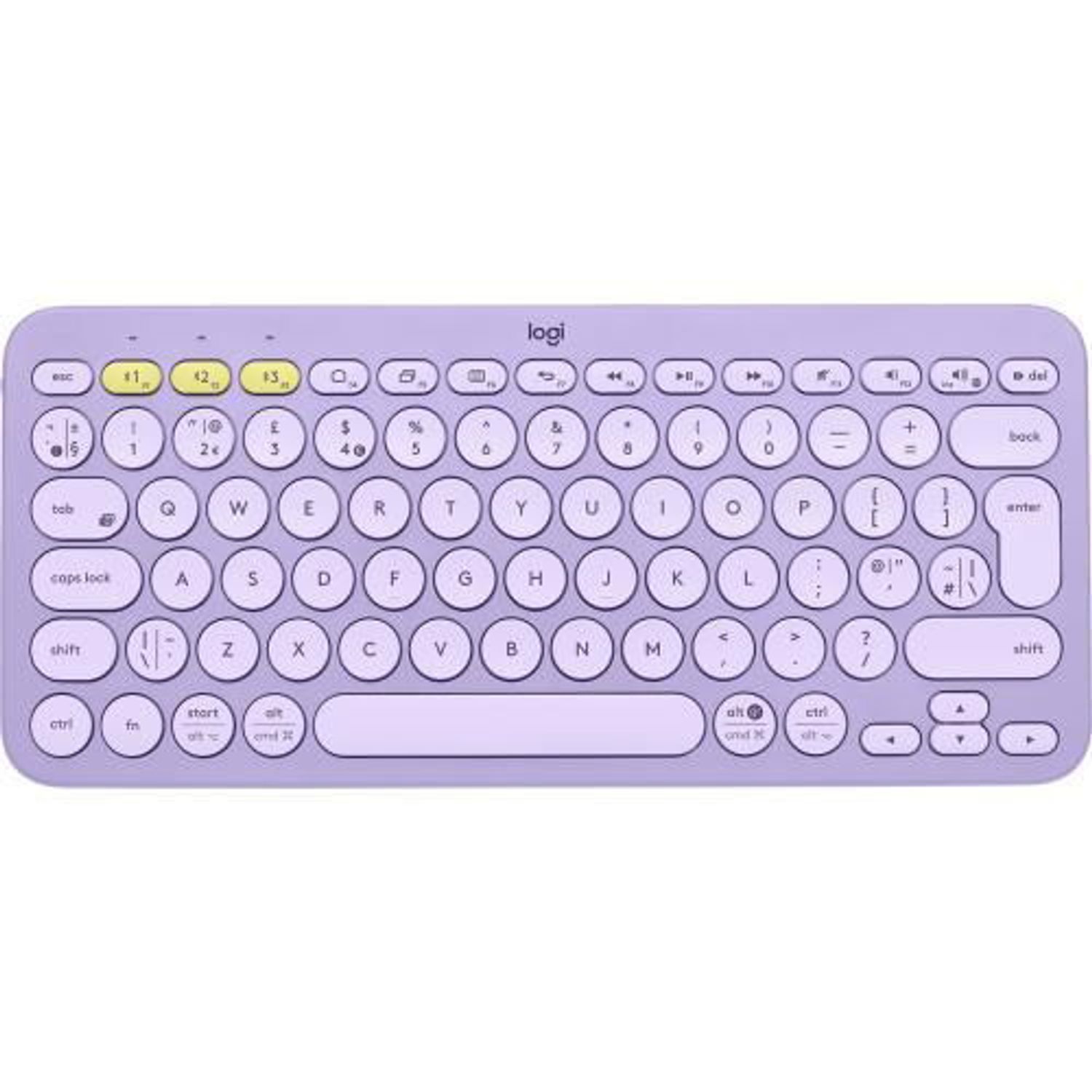Tastatura Wireless Logitech K380, Bluetooth, Layout US (Violet) fotografia produsului