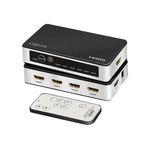 Switch LogiLink HD0048, 5 x HDMI, 4K/60 Hz (Negru) fotografia produsului View 3 S