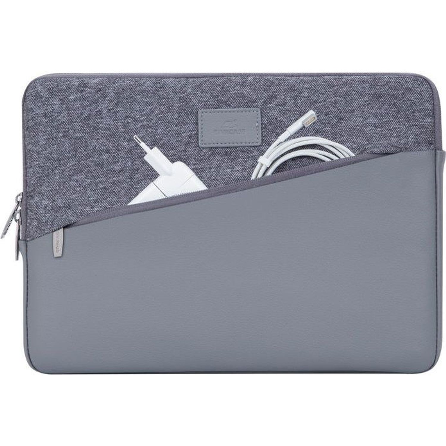 Husa laptop Rivacase Sleeve 7903, 13.3" (Gri) fotografia produsului View 3 L