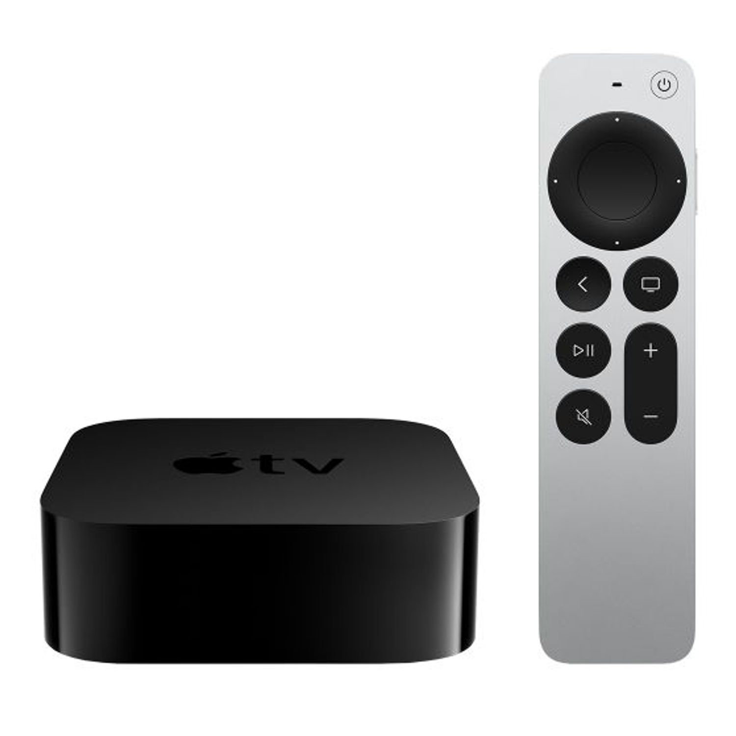 Apple TV 4K (2021), 32GB Flash, Bluetooth, Wi-Fi, LAN (Negru/Argintiu) fotografia produsului