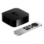 Apple TV 4K (2021), 32GB Flash, Bluetooth, Wi-Fi, LAN (Negru/Argintiu) fotografia produsului View 3 S