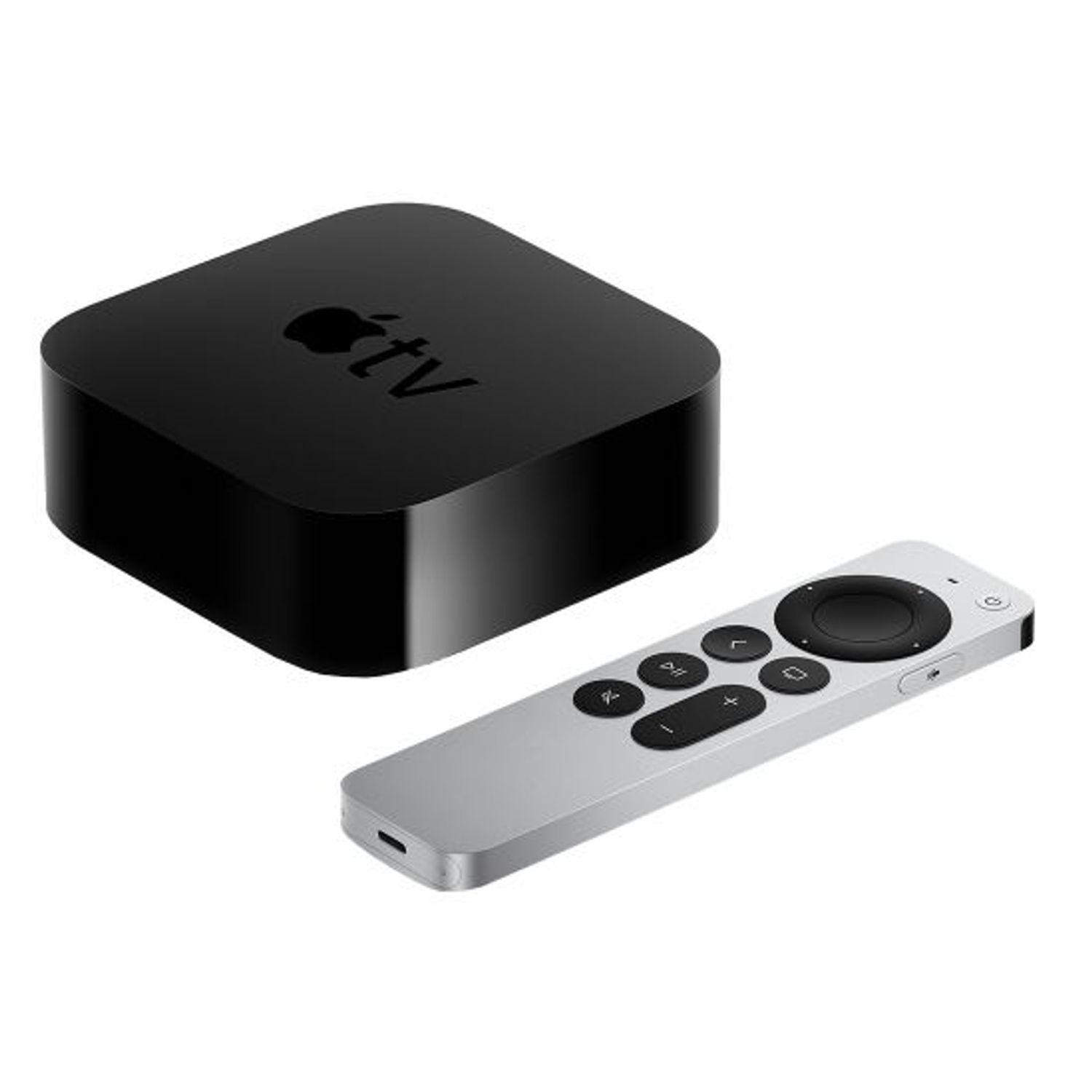 Apple TV 4K (2021), 32GB Flash, Bluetooth, Wi-Fi, LAN (Negru/Argintiu) fotografia produsului View 3 L