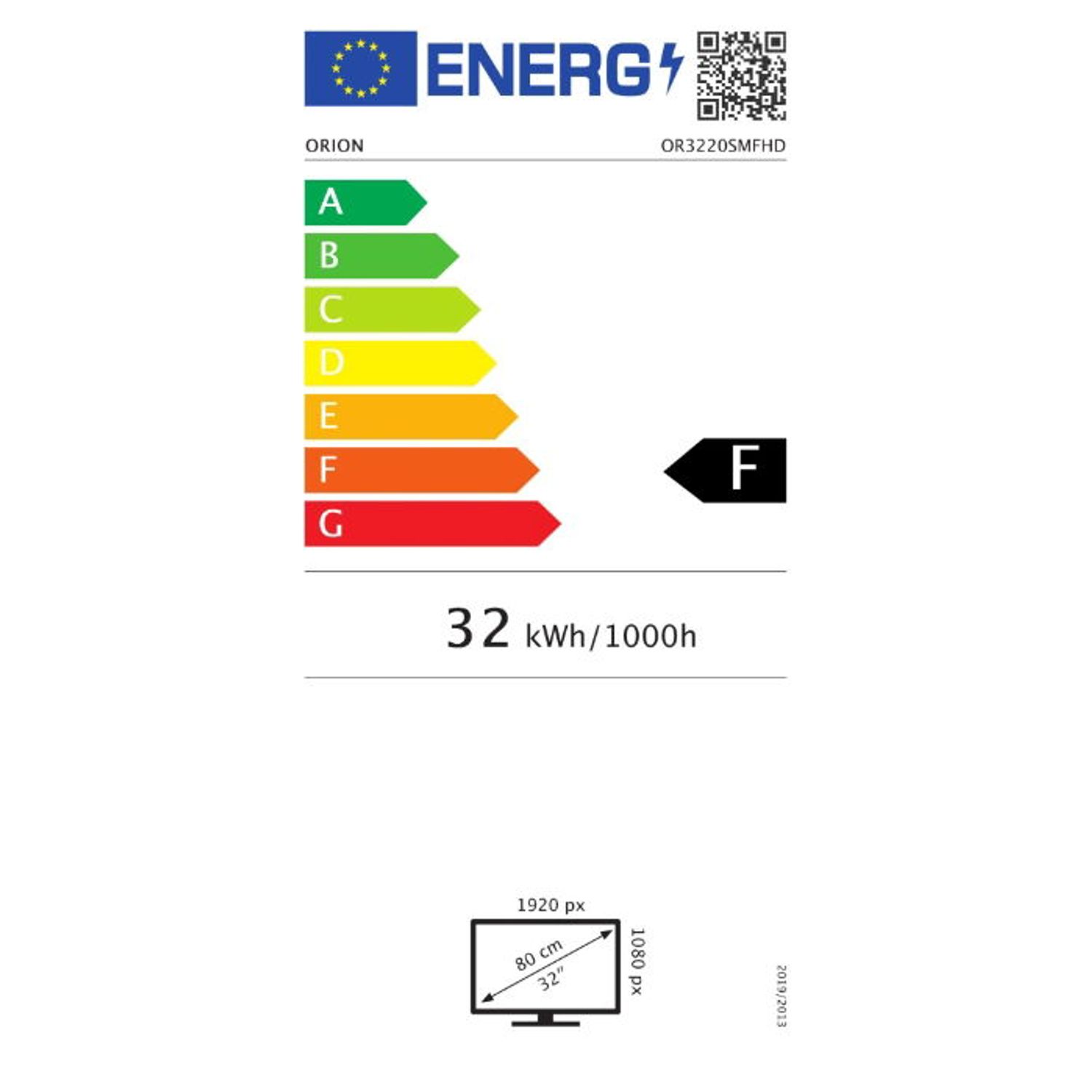 Televizor LED Orion 80 cm (32") OR3221SMFHD, Full HD, Smart TV, WiFi, CI+ fotografia produsului View 3 L