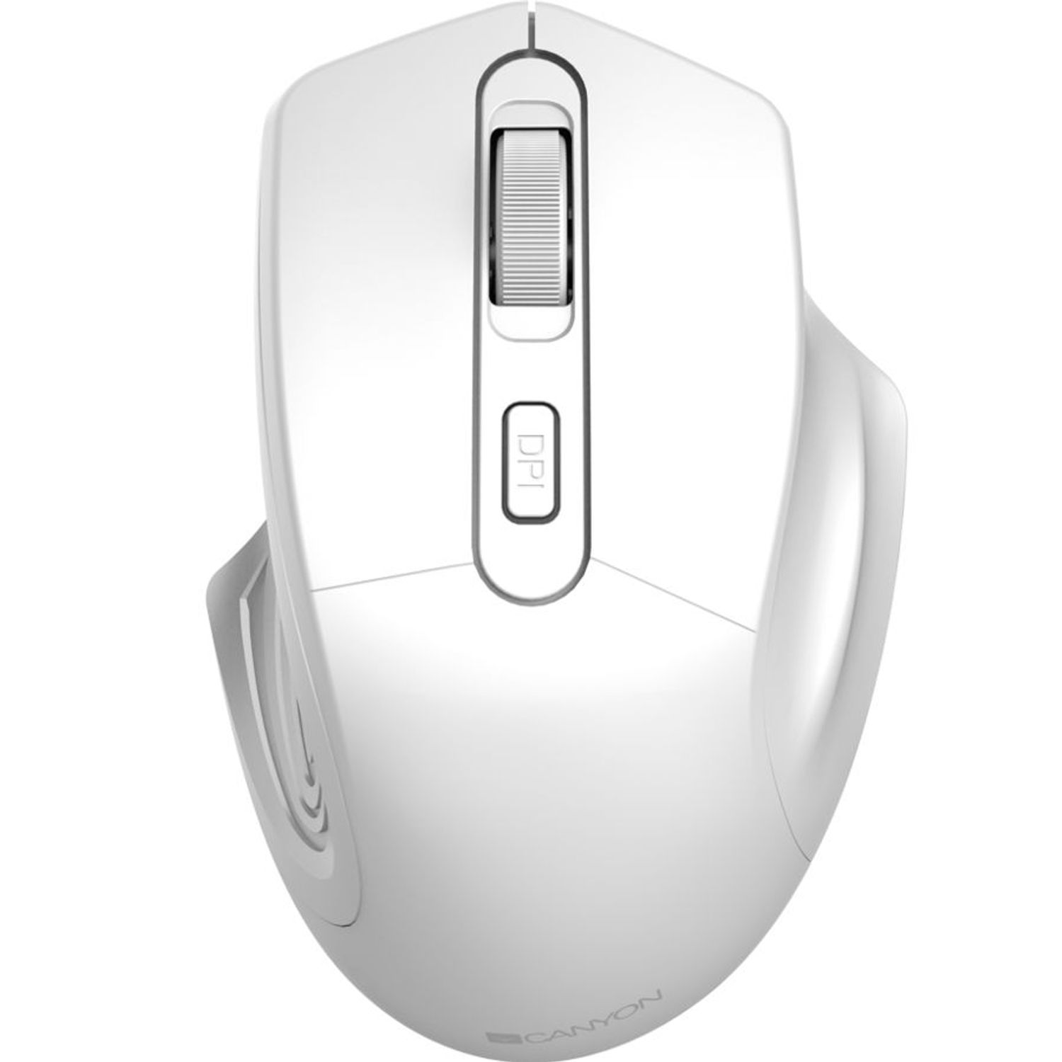Mouse Optic Wireless Canyon CNE-CMSW15PW, 1600DPI (Alb) fotografia produsului
