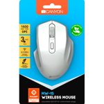 Mouse Optic Wireless Canyon CNE-CMSW15PW, 1600DPI (Alb) fotografia produsului View 6 S