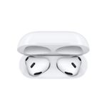 Casti True Wireless Apple AirPods (3rd generation), IPX4, Microfon, Lightning charging case (Alb) fotografia produsului View 4 S