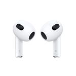 Casti True Wireless Apple AirPods (3rd generation), IPX4, Microfon, Lightning charging case (Alb) fotografia produsului View 2 S