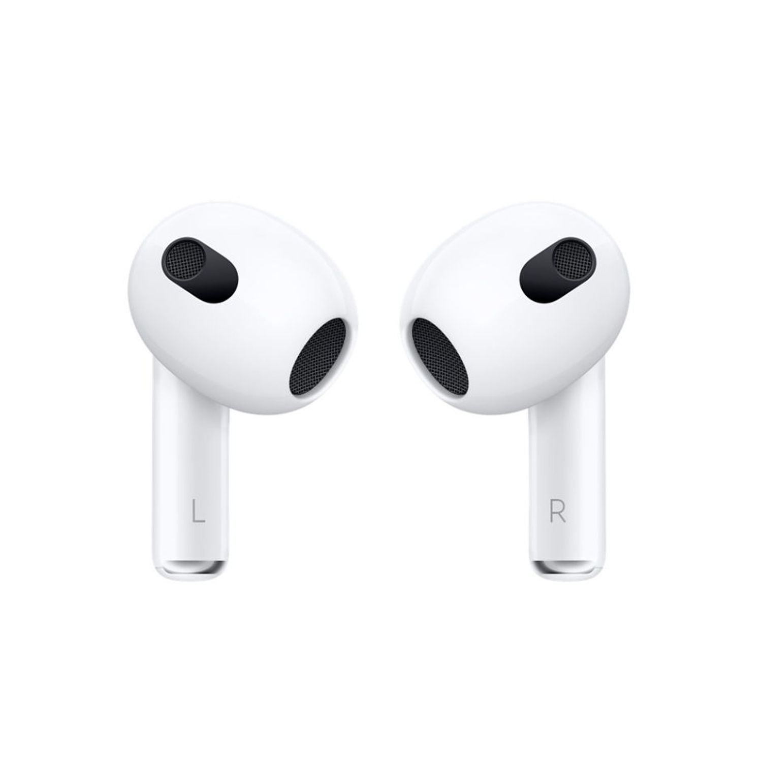 Casti True Wireless Apple AirPods (3rd generation), IPX4, Microfon, Lightning charging case (Alb) fotografia produsului View 2 L