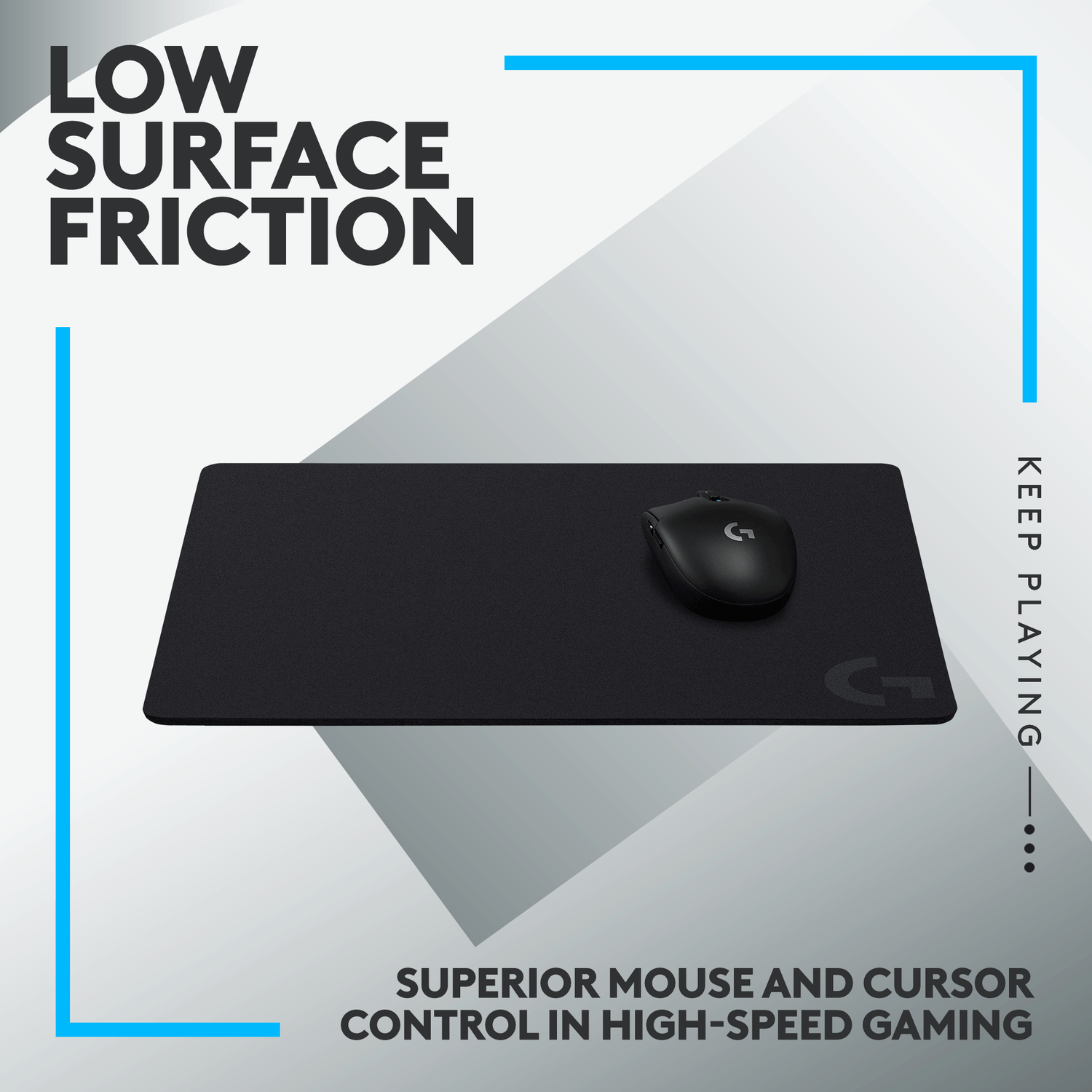 Mouse pad Logitech G440 (Negru) fotografia produsului View 5 L