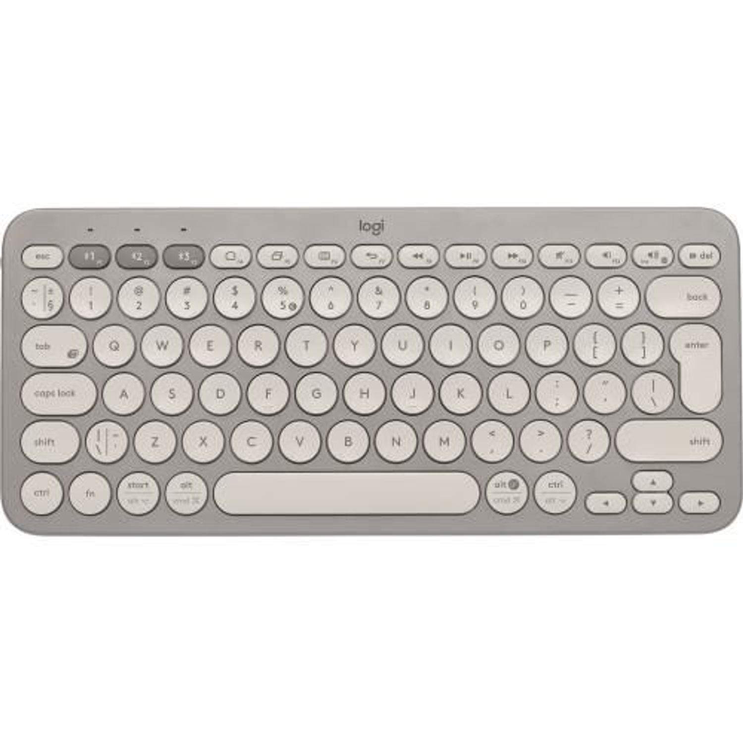 Tastatura Wireless Logitech K380, Bluetooth, Multi-Device, layout US International (Crem) fotografia produsului