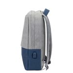 Rucsac Laptop RivaCase 7562, 15.6" (Gri/Albastru) fotografia produsului View 5 S