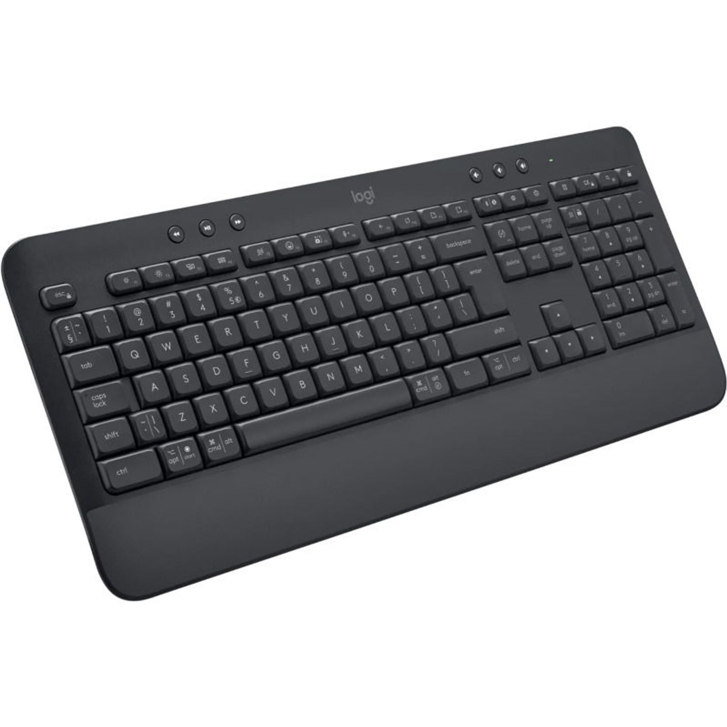Tastatura Wireless Logitech Signature K650, Bluetooth, US INT (Negru) fotografia produsului View 3 L