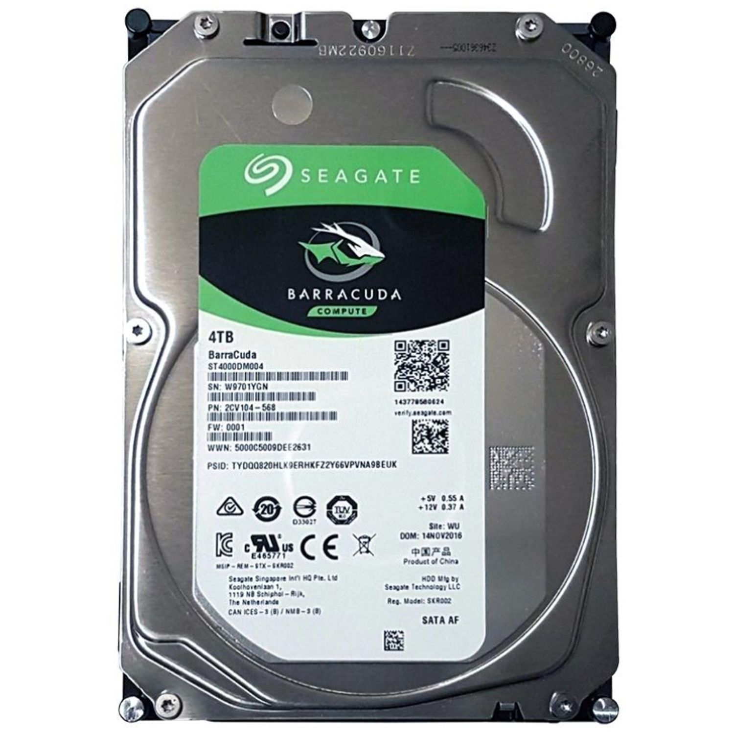 HDD Desktop Seagate Barracuda ST4000DM004, 4TB, SATA III, 250MB Buffer fotografia produsului