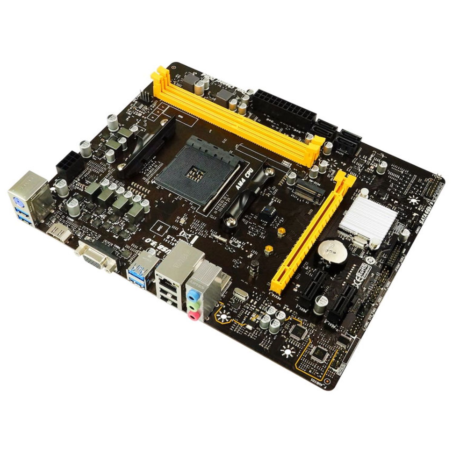 Placa de baza Biostar B450MH, AM4, DDR4 fotografia produsului View 2 L
