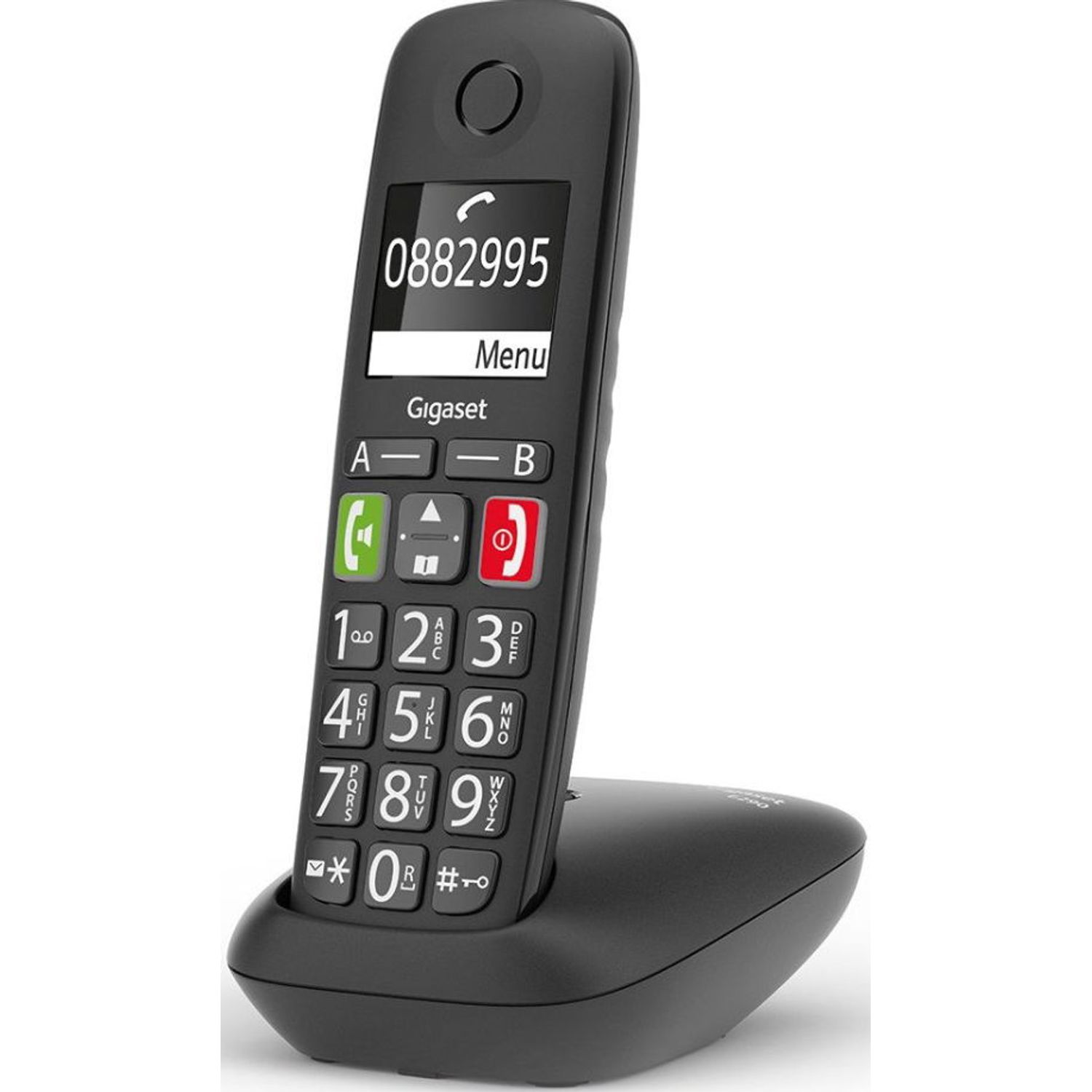 Telefon DECT fara fir Gigaset E290, Caller ID (Negru) fotografia produsului View 2 L