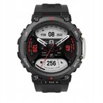 Smartwatch Huami Amazfit T-REX 2, Display AMOLED 1.39", Bluetooth, GPS, bratara silicon, Android/iOS (Negru) fotografia produsului View 2 S