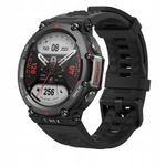 Smartwatch Huami Amazfit T-REX 2, Display AMOLED 1.39", Bluetooth, GPS, bratara silicon, Android/iOS (Negru) fotografia produsului