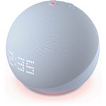 Boxa portabila Amazon Echo Dot 5th Gen, cu ceas, Wi-Fi, Bluetooth, Cu Asistent Personal Alexa (Albastru) fotografia produsului View 3 S