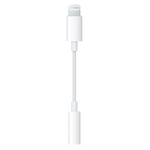 Adaptor Apple MMX62ZM/A, Lightning &ndash; Jack 3.5 mm (Alb) fotografia produsului View 3 S