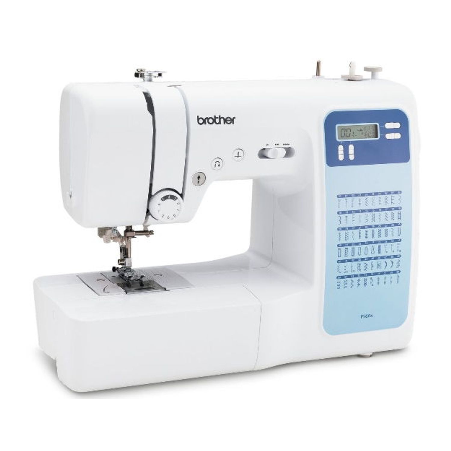 Masina de cusut computerizata Brother FS60X, 60 cusaturi (Alb/Albastru) fotografia produsului