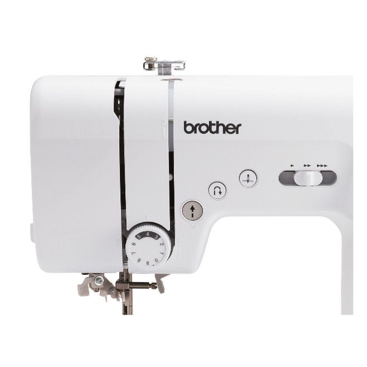 Masina de cusut computerizata Brother FS60X, 60 cusaturi (Alb/Albastru) fotografia produsului View 2 L