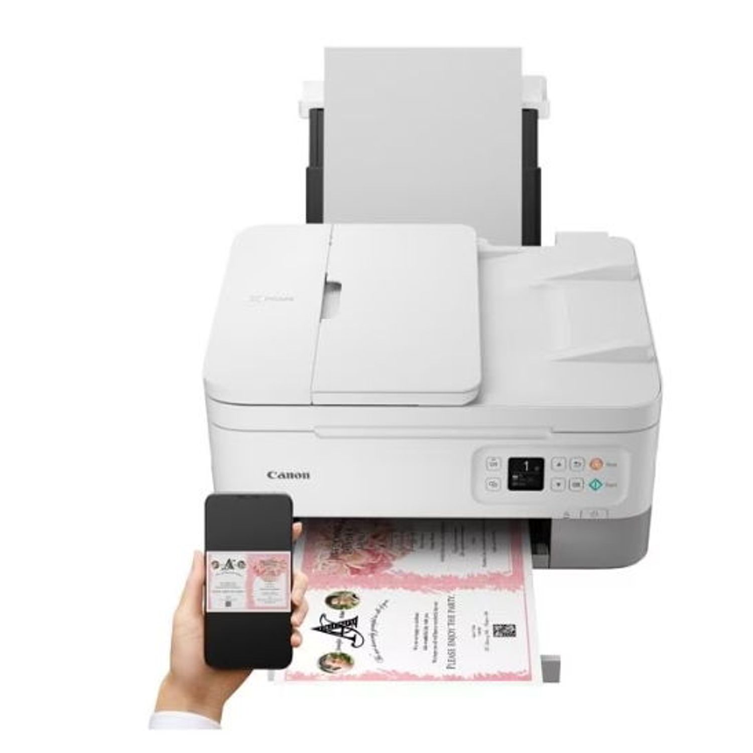 Multifunctional InkJet A4 Canon PIXMA TS7451a, A4, Duplex, Wireless, ADF (Alb) fotografia produsului View 3 L