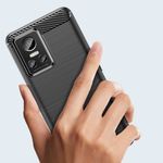 Husa Carbon flexible pentru Realme GT Neo 3 (Negru) fotografia produsului View 5 S