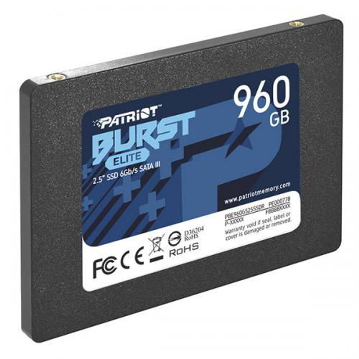 SSD Patriot Burst Elite 960GB, SATA III, 2.5" fotografia produsului