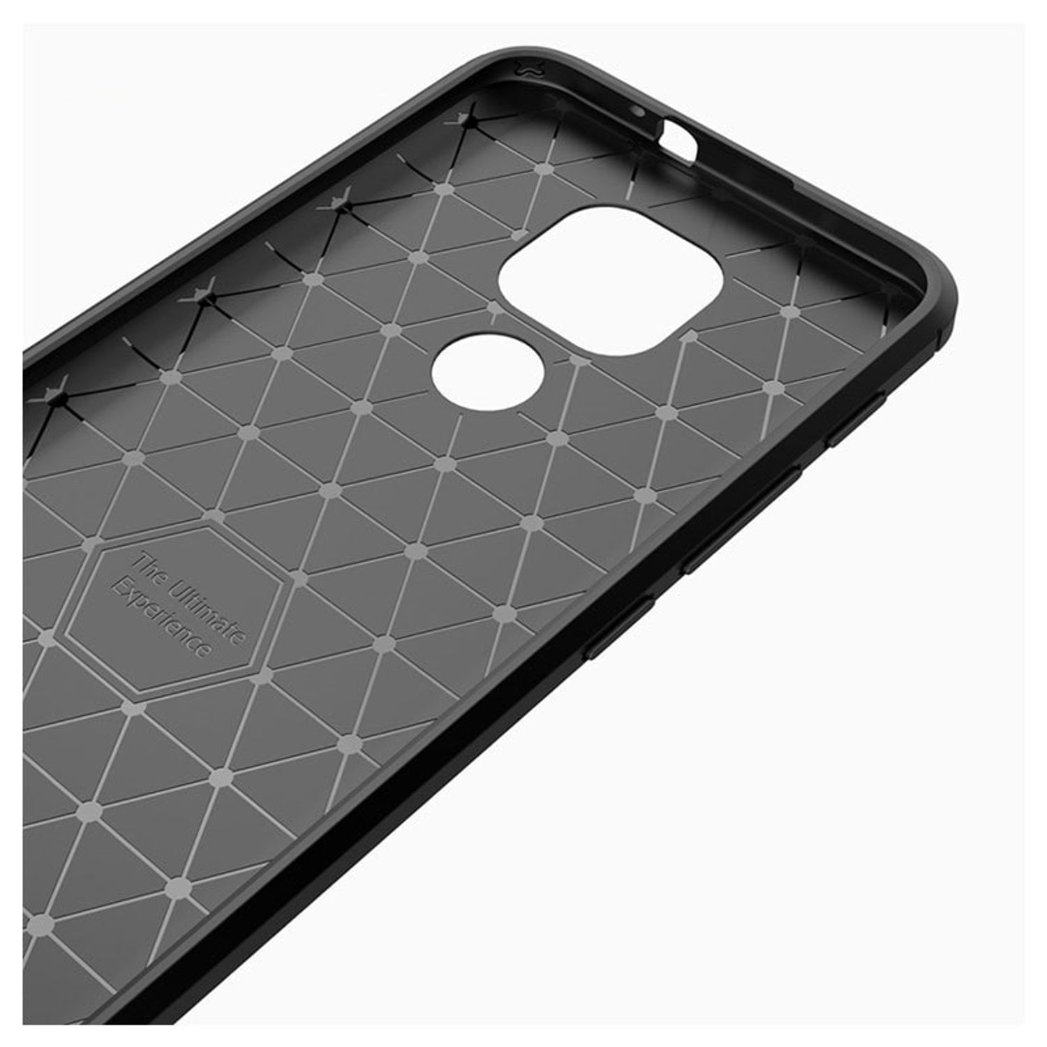 Husa Flexibila Antisoc Carbon pentru Motorola Moto G9 Play / E7 Plus (Negru) fotografia produsului View 10 L