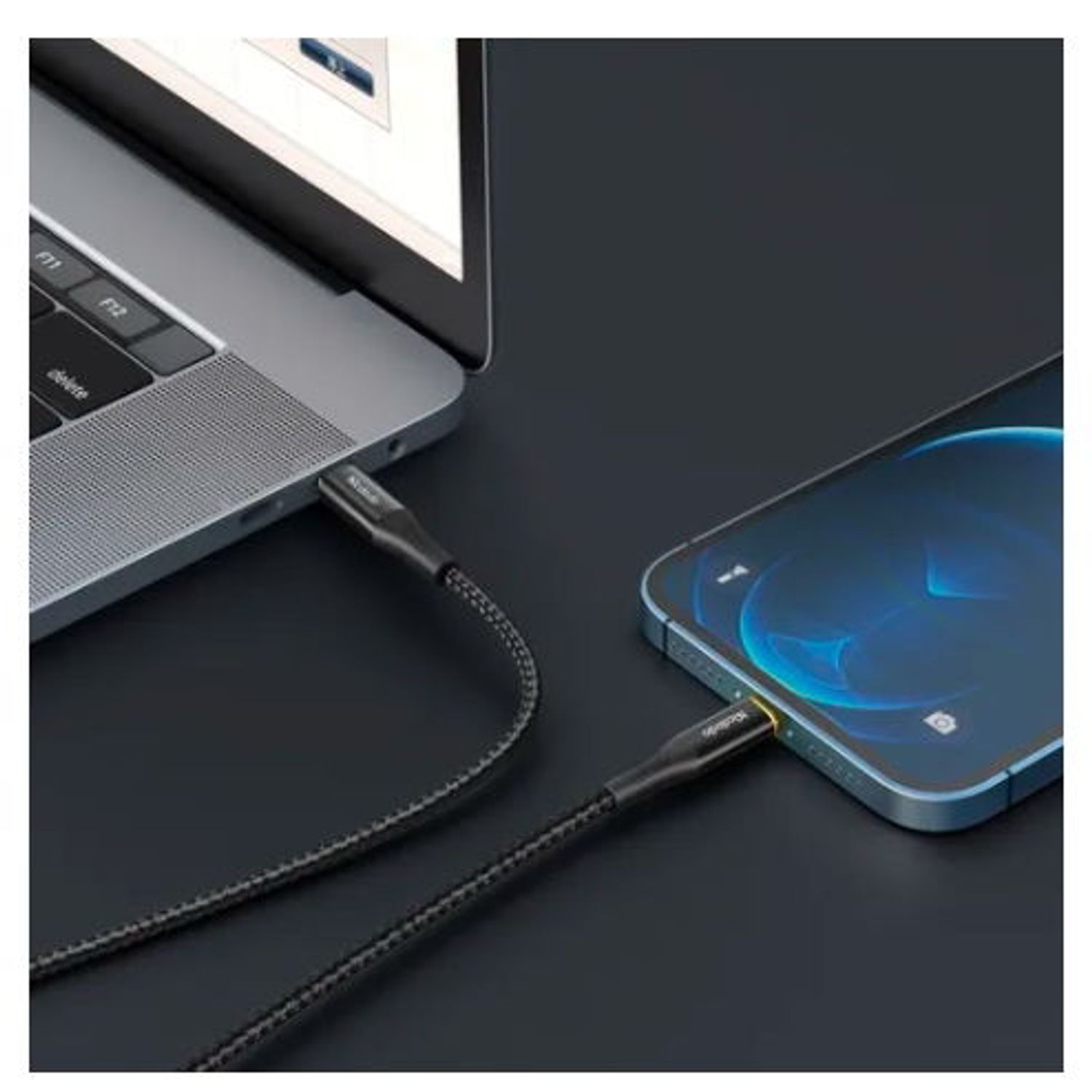 Cablu de date Mcdodo CA-9960, Fast Charging, USB Type-C - Lightning, PD 20W, 1.2m (Negru) fotografia produsului View 2 L
