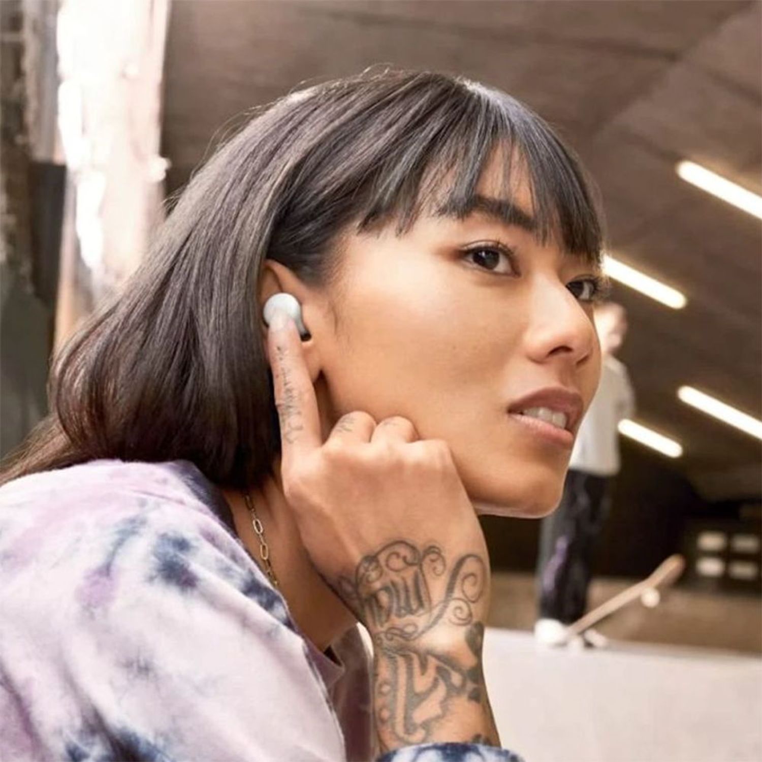 Casti True Wireless Google Pixel Buds A Series, Microfon Dual, Bluetooth 5.0, Waterproof (Alb) fotografia produsului View 3 L