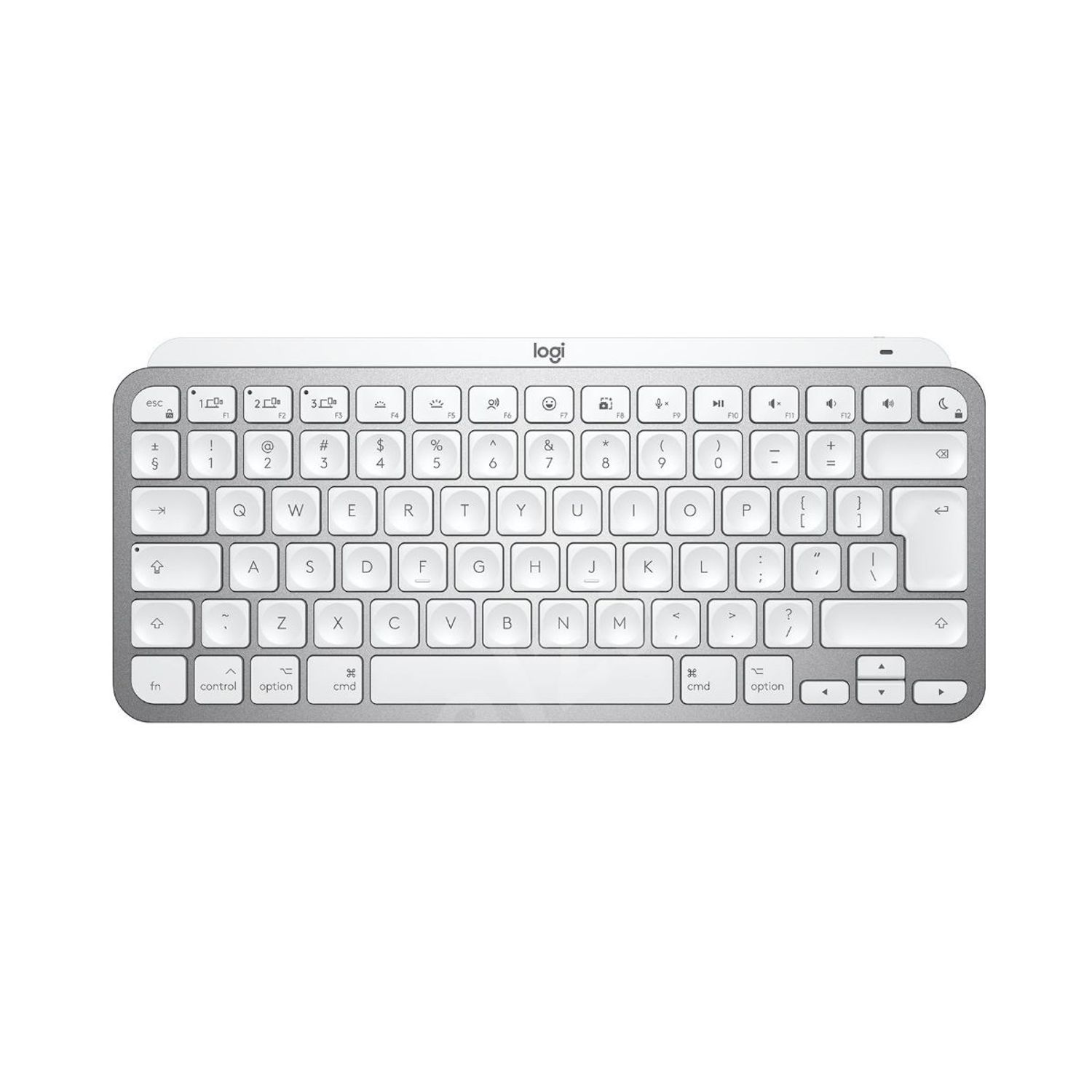Tastatura Wireless LOGITECH MX Keys Mini Minimalist for Mac, Iluminata (Alb) fotografia produsului