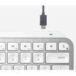 Tastatura Wireless LOGITECH MX Keys Mini Minimalist for Mac, Iluminata (Alb) fotografia produsului View 3 S